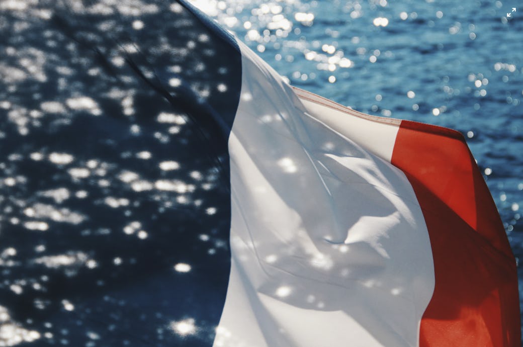 French Flag Country Speaking Design