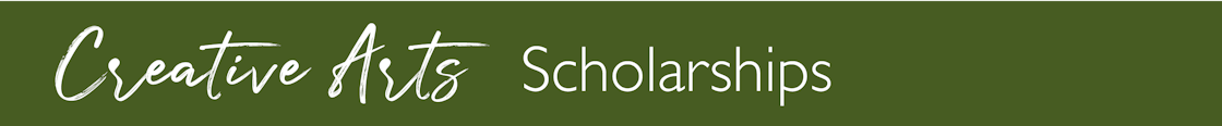 Creative Arts Scholarships Header 01