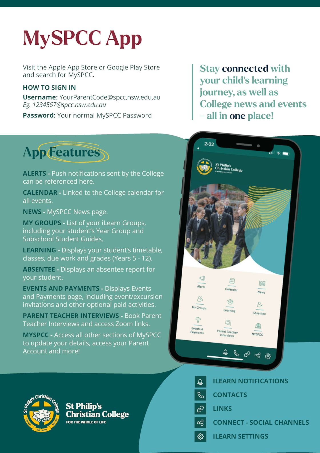 My SPCC App User Guide